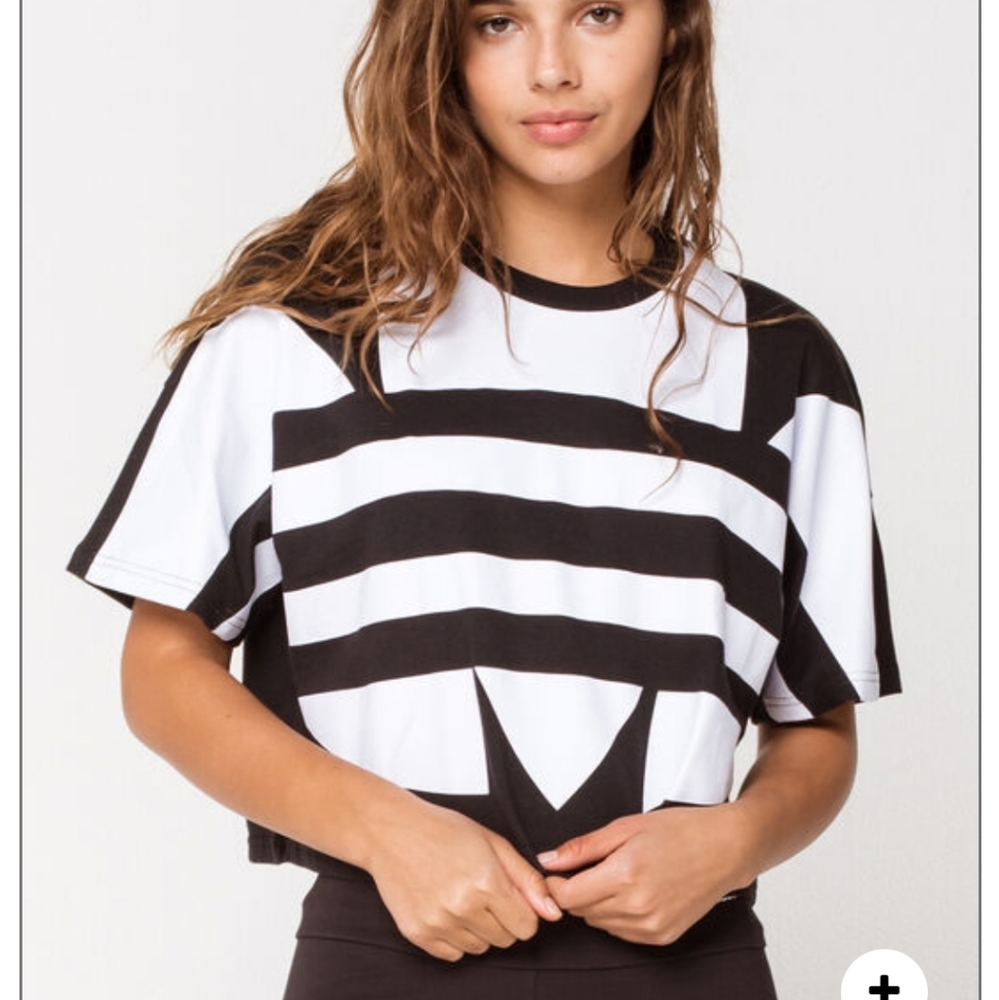 Adidas cropped tee